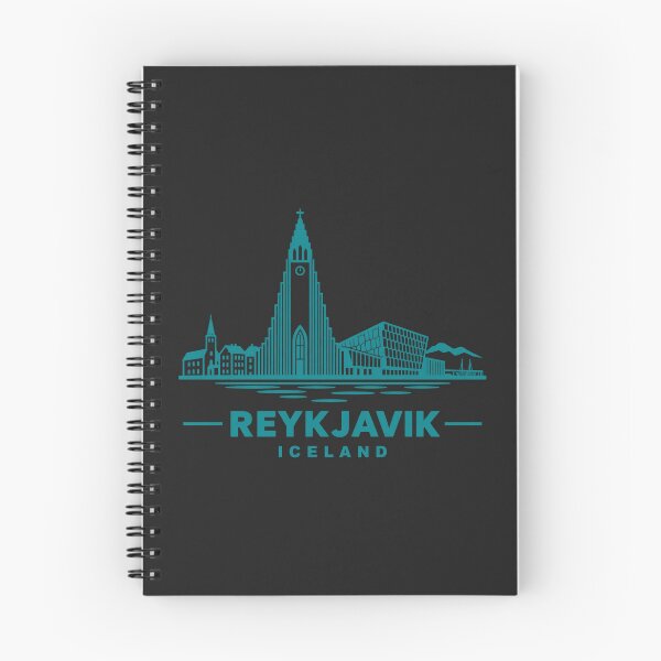 Item preview, Reykjavik Iceland Line Art Skyline Poster designed and sold by CMYKStudio.