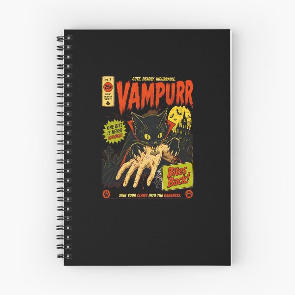 Item preview, Vampurr Black Cat Bite Hand Vintage Comic Art-3 designed and sold by SusanArlene.