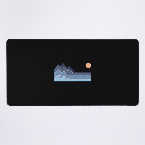 Item preview, Retro Mountain Wave Sun Landscape Design designed and sold by wyrichbosle.