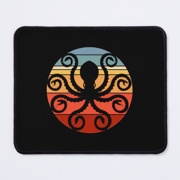 Item preview, Retro Octopus Snake Sunset Graphic designed and sold by lamercarv.