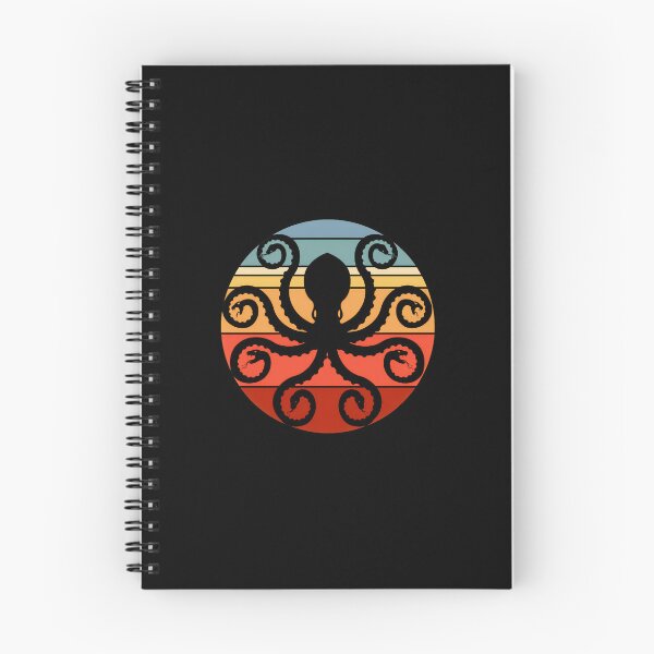 Item preview, Retro Octopus Snake Sunset Graphic designed and sold by lamercarv.