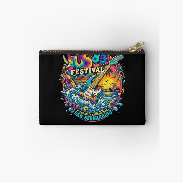 Item preview, US Festival Retro Guitar Surf Sunset San Bernardino-1 designed and sold by SusanArlene.