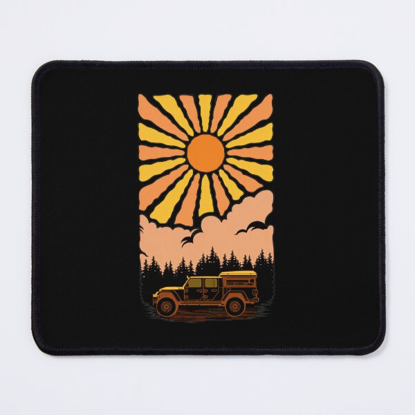 Item preview, Retro Overlander Jeep Gladiator Sunset Adventure designed and sold by lasopent.