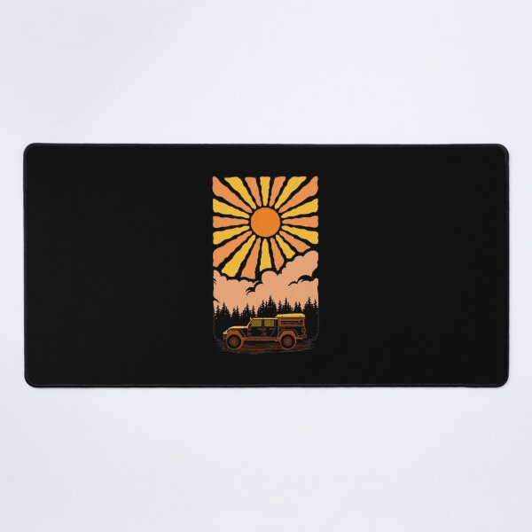 Item preview, Retro Overlander Jeep Gladiator Sunset Adventure designed and sold by lasopent.