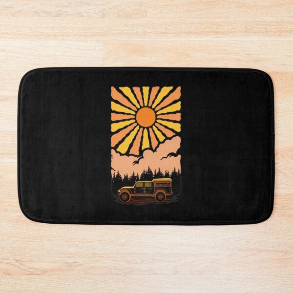 Item preview, Retro Overlander Jeep Gladiator Sunset Adventure designed and sold by lasopent.