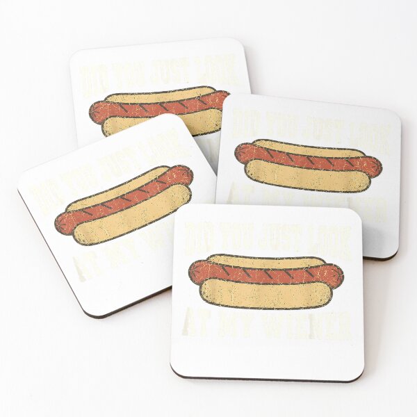 Item preview, Did You Just Look At My Wiener Funny Hotdog Food Humor T-Shirt designed and sold by Djtahar15.