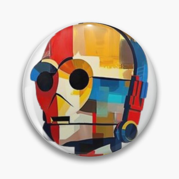 Item preview, Abstract geometric C-3PO Bauhaus design designed and sold by Raulovski.