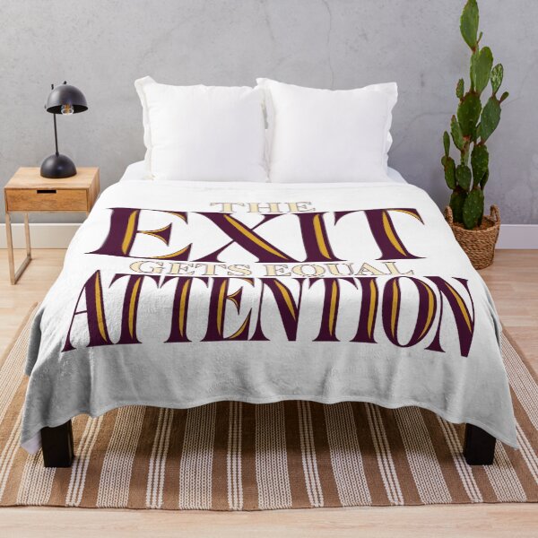 Item preview, The Exit Gets Equal Attention Bold Typography designed and sold by Bikivuno.