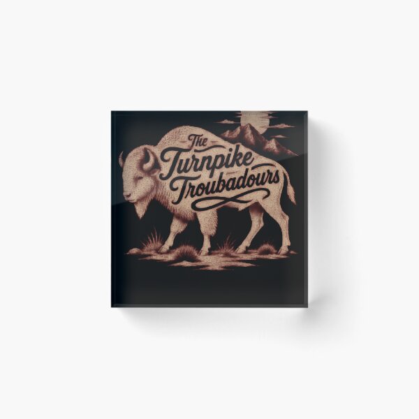Item preview, The Turnpike Troubadours Bison Vintage Music T-Shirt-12 designed and sold by SusanArlene.