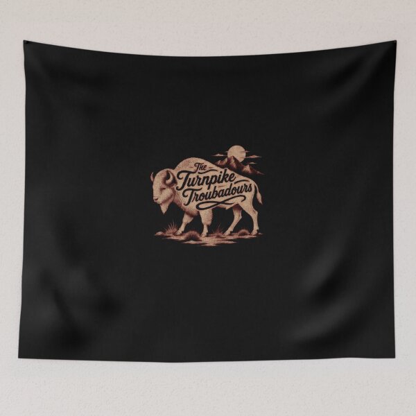 Item preview, The Turnpike Troubadours Bison Vintage Music T-Shirt-12 designed and sold by SusanArlene.