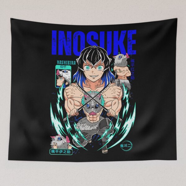 Item preview, Inosuke Hashibira – King of the Mountains designed and sold by ZORO MAZE.