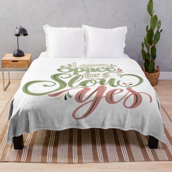 Item preview, Leave Space for a Slow Yes Decorative Lettering designed and sold by Bikivuno.