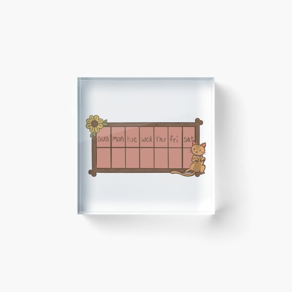 Item preview, Weekly Medication Tracker - Kitty designed and sold by CharKatArt.