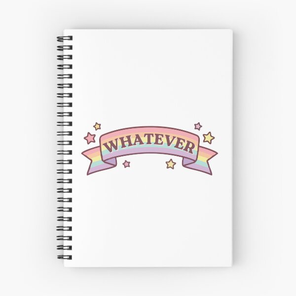 Item preview, Rainbow Whatever Sticker – Colorful Rainbow, Carefree Attitude & Sassy Quote designed and sold by CosmicCutouts.