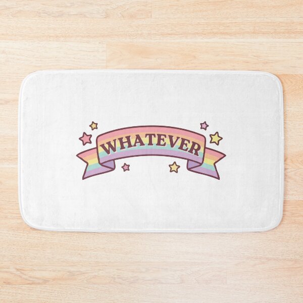 Item preview, Rainbow Whatever Sticker – Colorful Rainbow, Carefree Attitude & Sassy Quote designed and sold by CosmicCutouts.
