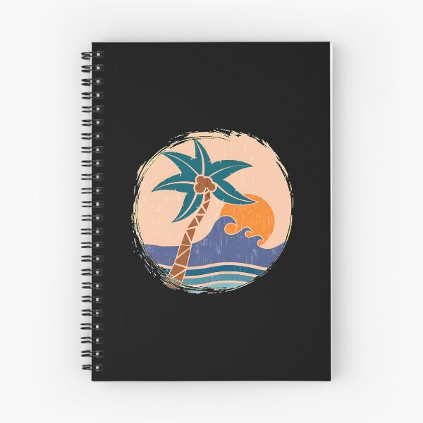 Item preview, Retro Palm Tree Wave Sun Circular Graphic designed and sold by sotospor.