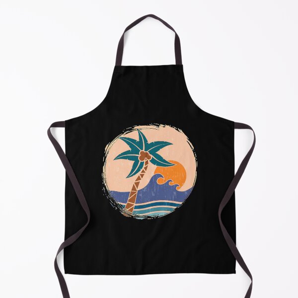 Item preview, Retro Palm Tree Wave Sun Circular Graphic designed and sold by sotospor.