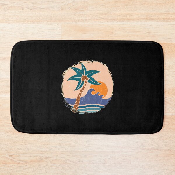 Item preview, Retro Palm Tree Wave Sun Circular Graphic designed and sold by sotospor.