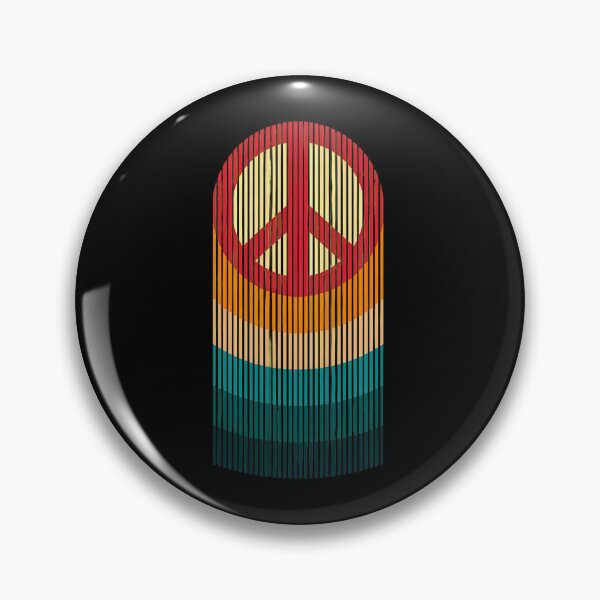 Item preview, Retro Peace Symbol Gradient Stripes Graphic designed and sold by fetzrolfs.