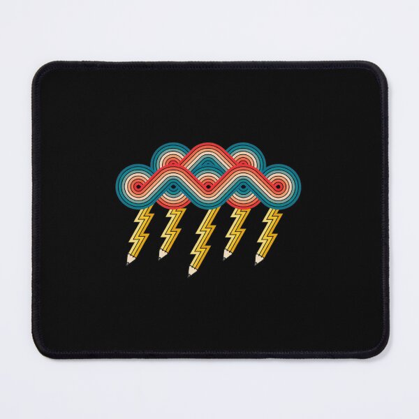 Item preview, Retro Pencil Lightning Cloud Design designed and sold by bezaperina.