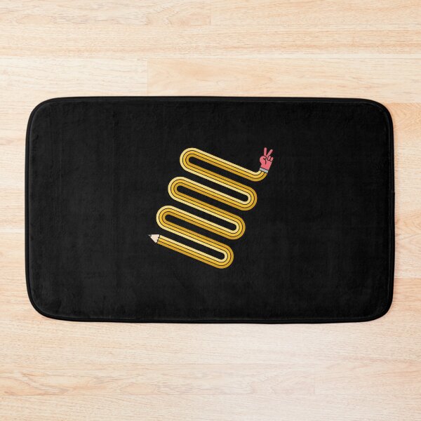 Item preview, Retro Pencil Peace Sign Winding Design designed and sold by andrasmar.