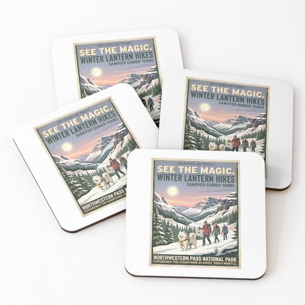 Item preview, Samoyed Winter Lantern Guide designed and sold by PictoVibe.
