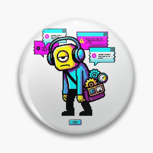 Item preview, Academic Cynical Emblem Y2K Retro Tech designed and sold by sbsteam2000.