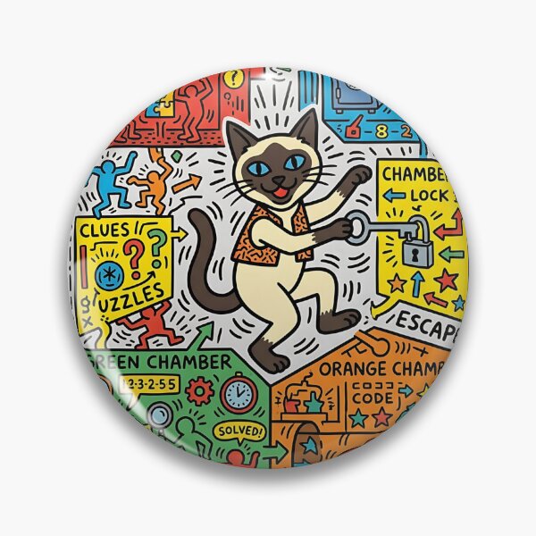 Item preview, Siamese Escape Room Master designed and sold by PictoVibe.
