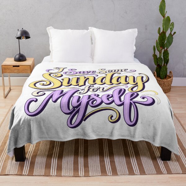 Item preview, I Save Some Sunday for Myself Script Lettering designed and sold by Bikivuno.