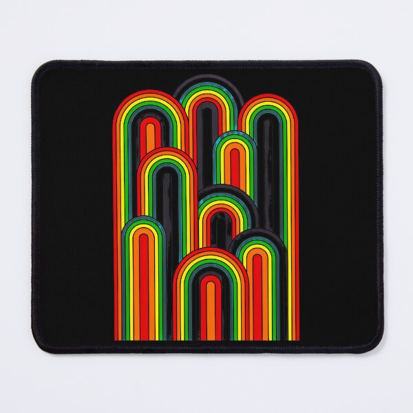 Item preview, Retro Rainbow Arches Abstract Art designed and sold by wyrichbosle.