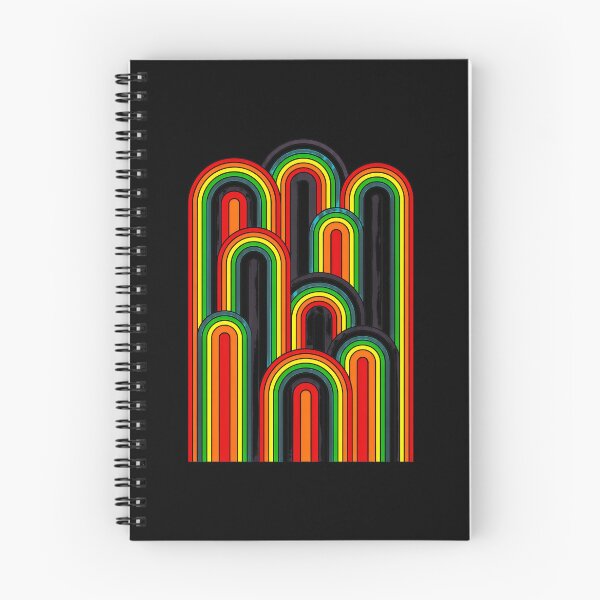 Item preview, Retro Rainbow Arches Abstract Art designed and sold by wyrichbosle.