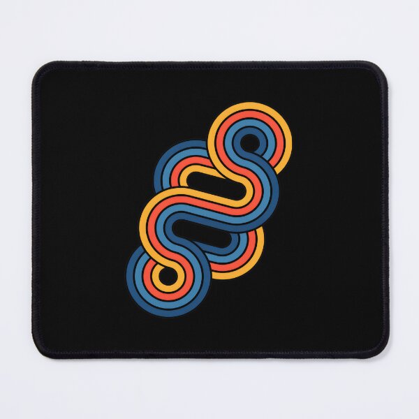 Item preview, Retro S Curved Lines Abstract Geometric Design designed and sold by sotospor.