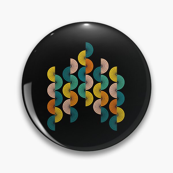 Item preview, Retro Semicircle Pattern designed and sold by lamercarv.