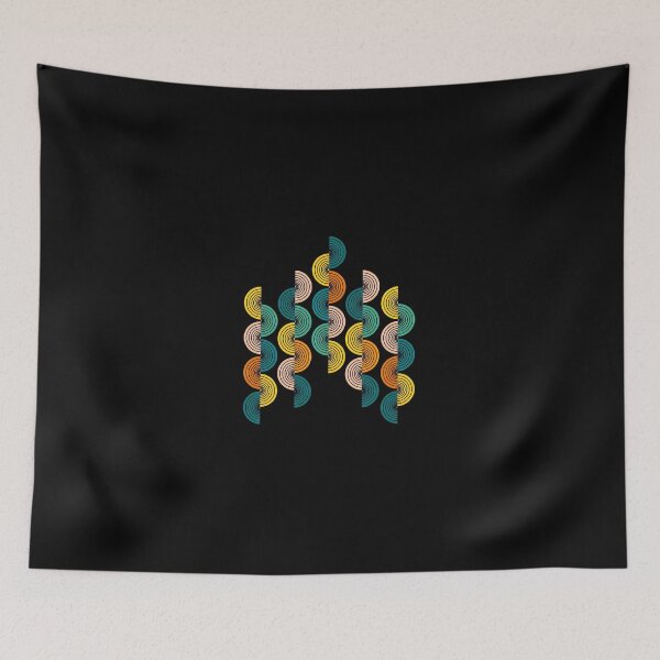 Item preview, Retro Semicircle Pattern designed and sold by lamercarv.