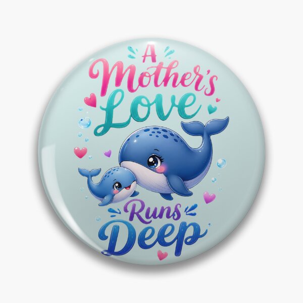Item preview, A Mother's Love Runs Deep Whales designed and sold by Rosie's Wildflower Boutique.