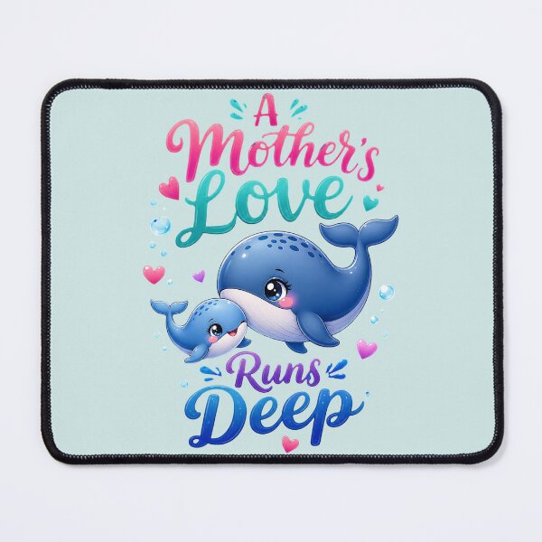 Item preview, A Mother's Love Runs Deep Whales designed and sold by Rosie's Wildflower Boutique.