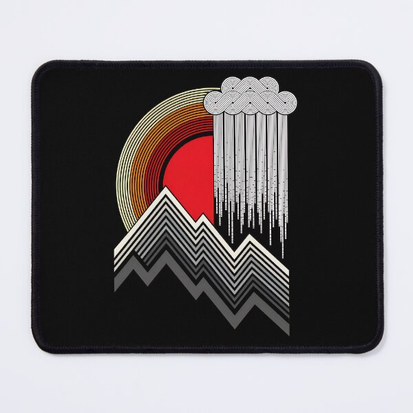 Item preview, Retro Sun Mountain Rain Graphic designed and sold by andrasmar.