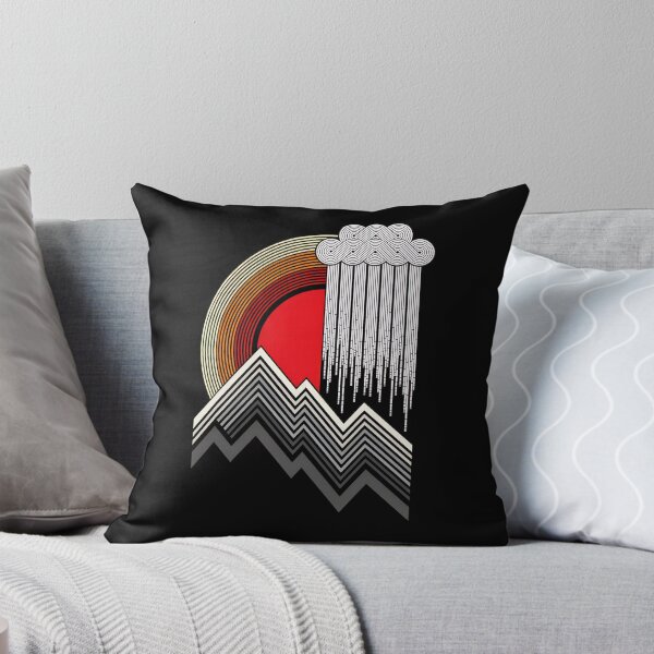 Item preview, Retro Sun Mountain Rain Graphic designed and sold by andrasmar.