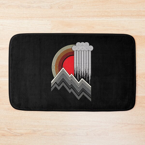 Item preview, Retro Sun Mountain Rain Graphic designed and sold by andrasmar.