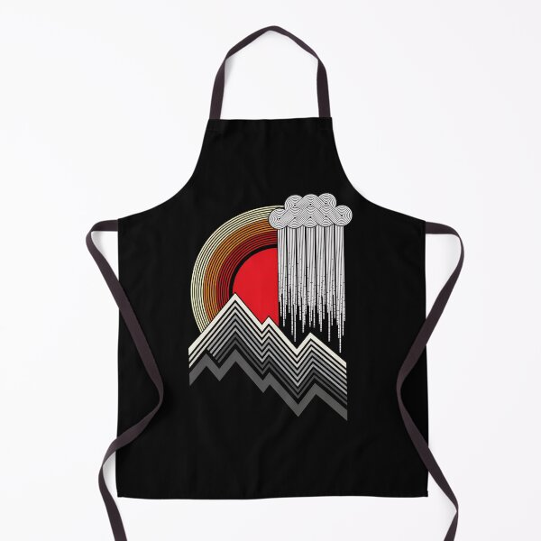 Item preview, Retro Sun Mountain Rain Graphic designed and sold by andrasmar.