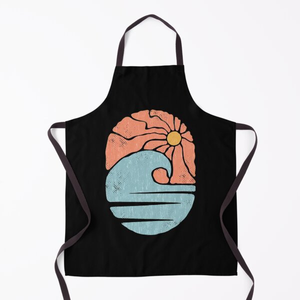 Item preview, Retro Sun Wave Ocean Oval Graphic designed and sold by lasopent.