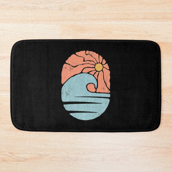 Item preview, Retro Sun Wave Ocean Oval Graphic designed and sold by lasopent.