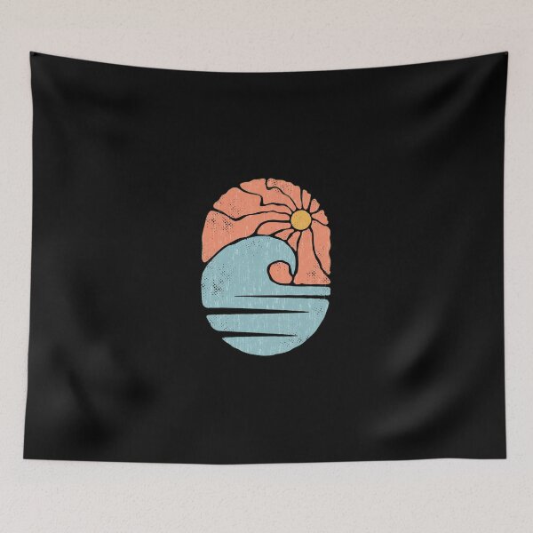 Item preview, Retro Sun Wave Ocean Oval Graphic designed and sold by lasopent.