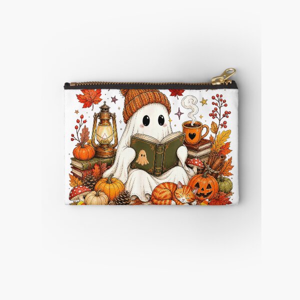 Item preview, Cute Ghost Reading Book Lovers Autumn Fall Halloween Teacher T-Shirt designed and sold by VendaVirtualVip.