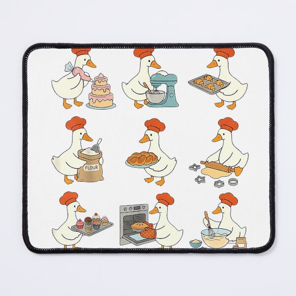 Item preview, Cute Goose Baking Funny Baker Goose Chef Pastry Baker Lover T-Shirt designed and sold by fine line.