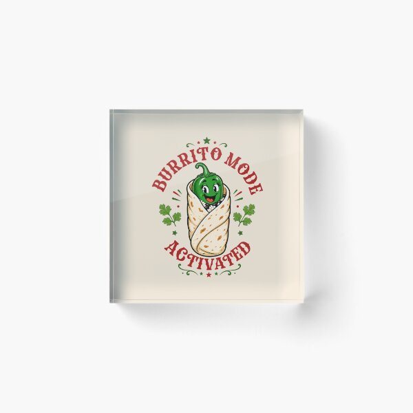 Item preview, Burrito Mode Activated Jalapeno Bean & Rice designed and sold by Rosie's Wildflower Boutique.