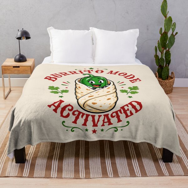 Item preview, Burrito Mode Activated Jalapeno Bean & Rice designed and sold by Rosie's Wildflower Boutique.