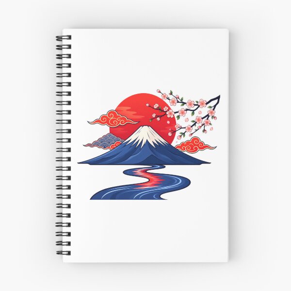 Item preview, Japanese Mount Fuji Cherry Blossom Sunset | Japan Nature Landscape designed and sold by MrDev.