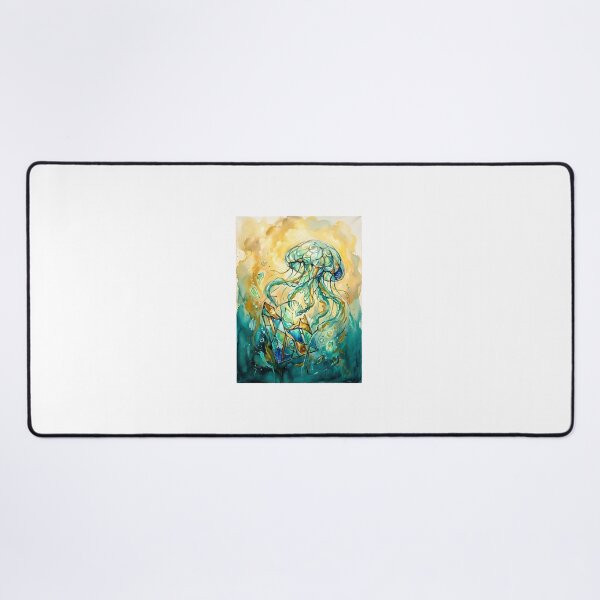 Item preview, Moon Jellyfish Stained Glass Artist designed and sold by PictoVibe.