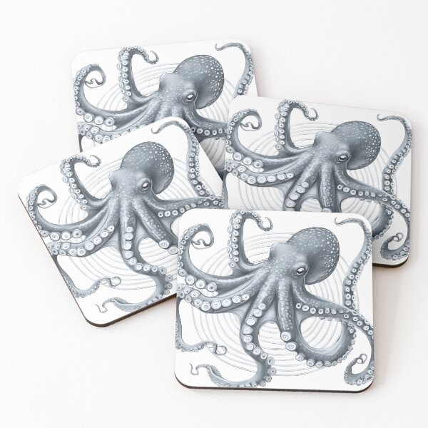 Item preview, silver octopus designed and sold by PhiloDoh.